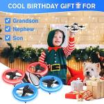 Kids Mini Drone with LED Lights and 3 Batteries