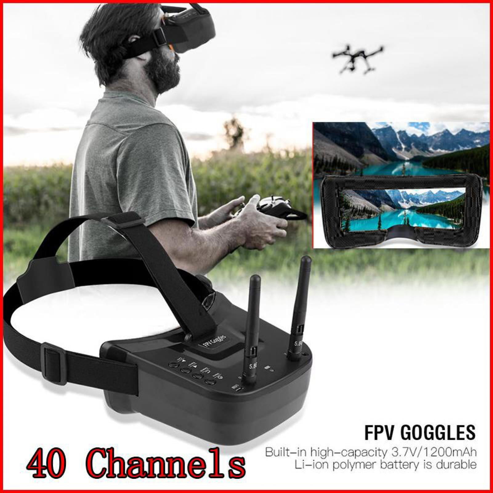 480*320 Built-In Battery FPV Goggles for Drones