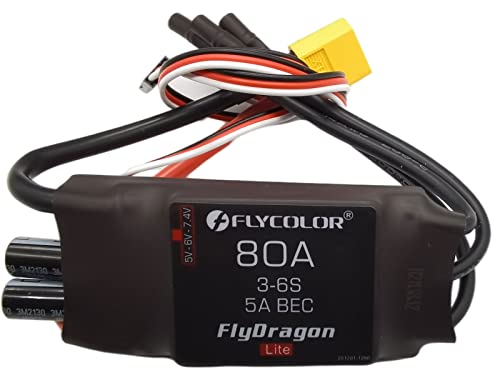 Flycolor 80A ESC for RC Drones/Airplanes