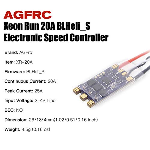 AGFRC Brushless ESC for FPV Drone