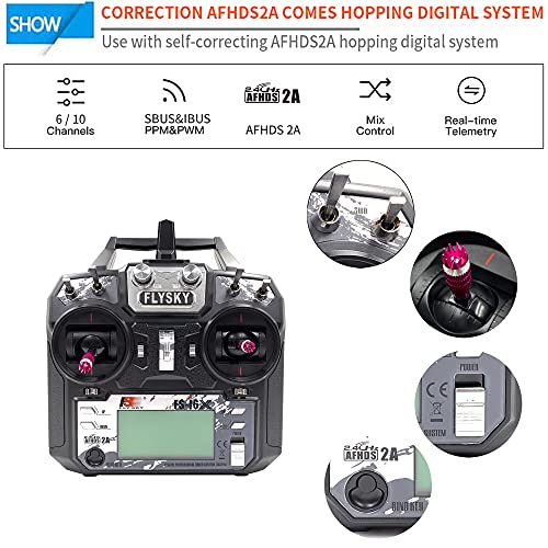 10CH 2.4GHz RC Transmitter with Receiver Upgrade Cable