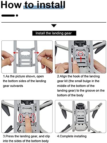 DJI Mini SE/Mavic Mini Landing Gear Feet