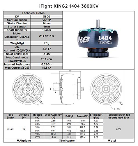 iFlight XING2 1404 Motors for FPV Drones