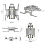 DJI Mini 3 Pro Landing Gear with LED Lights