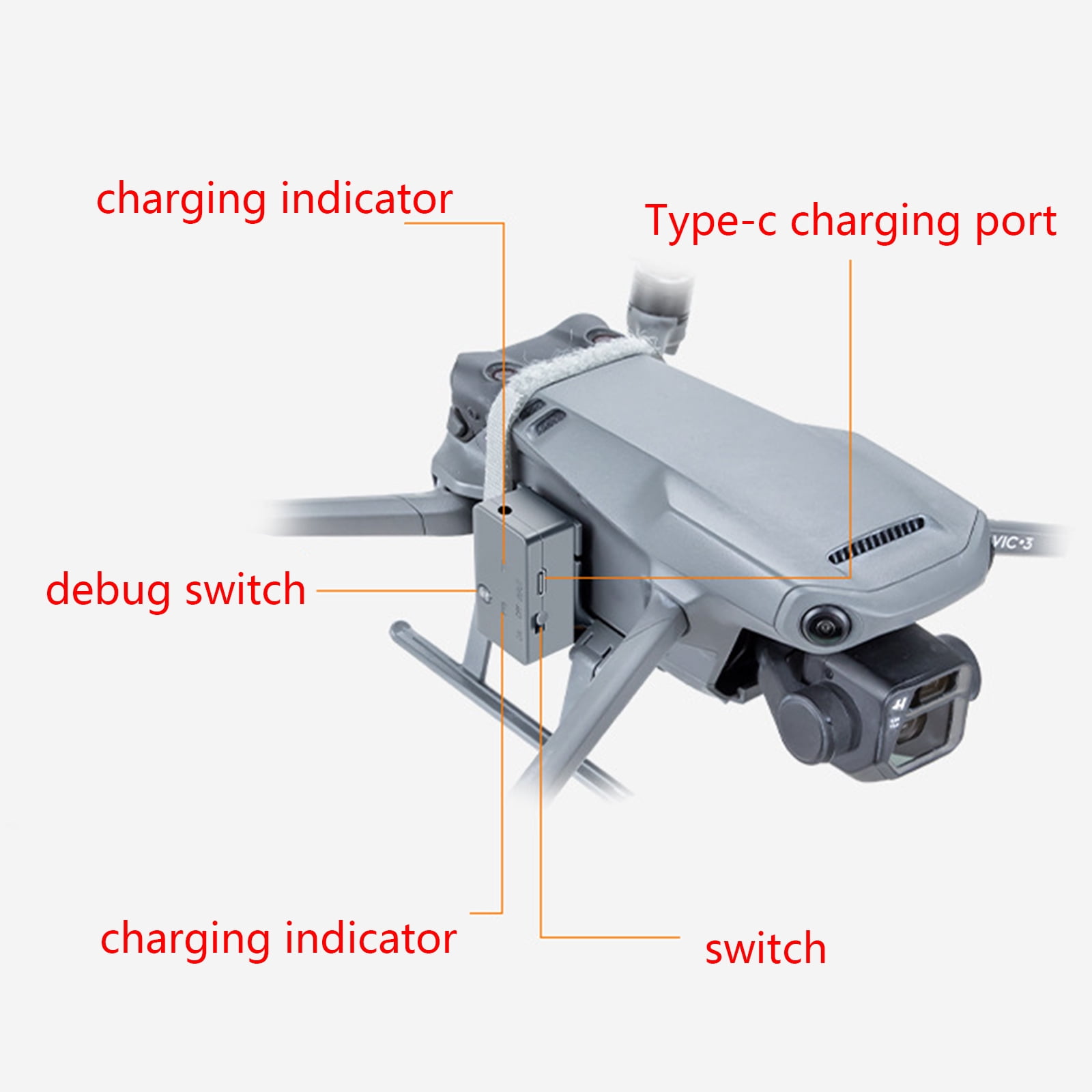 Mavic 3 Drone Airdrop Landing Gear System