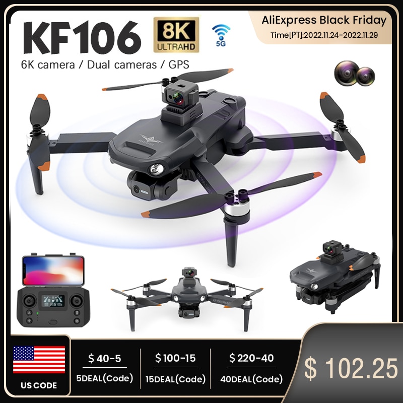 KF106 Max Drone with 8K Camera