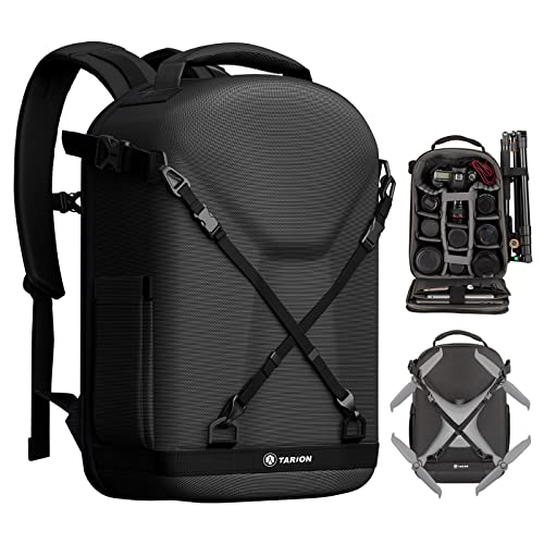 Camera Backpack with Hard Shell and Laptop Compartment