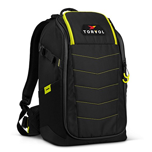 Compact Multi-Pocket Drone Backpack - Black/Green
