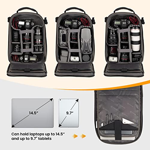 TARION Hard Shell Camera Backpack for Drones