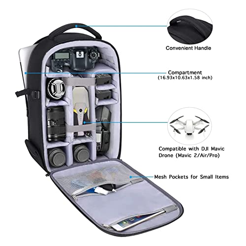 Waterproof Camera Backpack for DSLR & Mirrorless Cameras