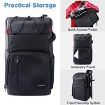 Endurax Waterproof Camera Backpack for Drones and DSLRs