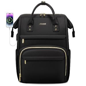 LOVEVOOK Women's Waterproof Laptop Backpack with USB Port