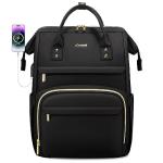 LOVEVOOK Women's Waterproof Laptop Backpack with USB Port