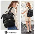 LOVEVOOK Women's Waterproof Laptop Backpack with USB Port