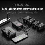 6-in-1 120W Battery Charger for DJI Mavic Air