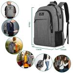Matein Slim Anti-Theft Travel Backpack for Laptops