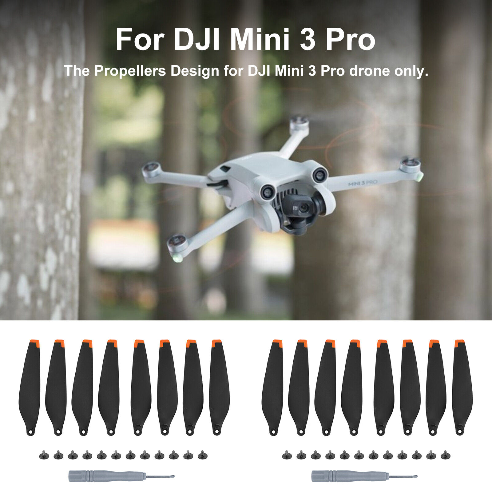 16PCS Quiet Propeller Blades Set for DJI Mini 3