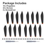 16PCS Quiet Propeller Blades Set for DJI Mini 3
