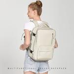 WONHOX Large A2 Beige Travel Backpack