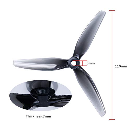 Memonotry 12pcs Ethix S5 5-Inch Tri-Blade Props