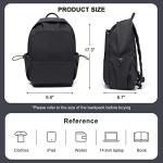 Stylish Black Daypack for School and Adventures