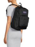 JanSport Superbreak Black Backpack - Lightweight Design