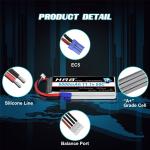 HRB 5000mAh 11.1V 3S LiPo Batteries (2 Pack)