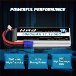 HRB 5000mAh 11.1V 3S LiPo Batteries (2 Pack)