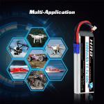 HRB 5000mAh 11.1V 3S LiPo Batteries (2 Pack)