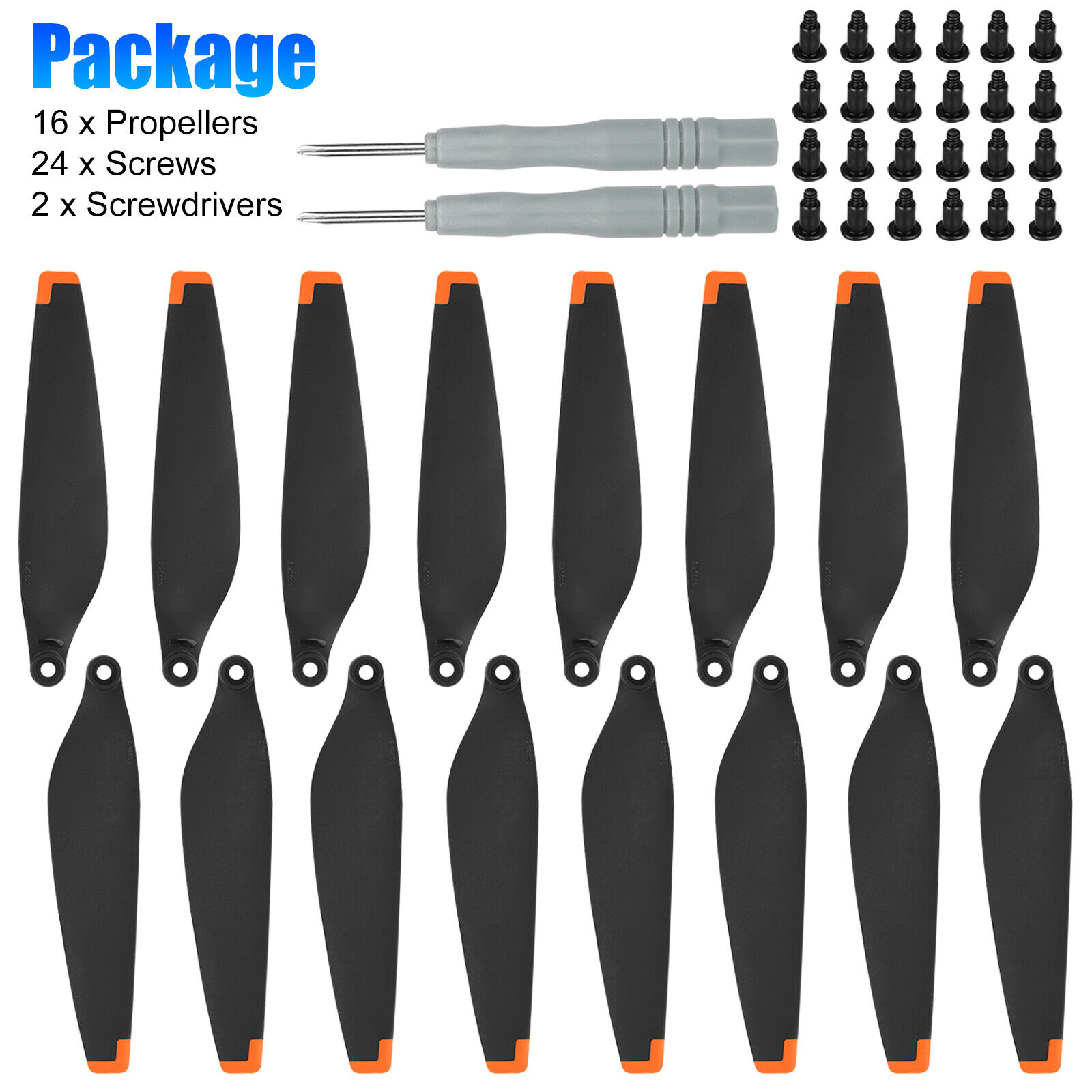 16-Pack Silent Propellers for DJI Mini 3
