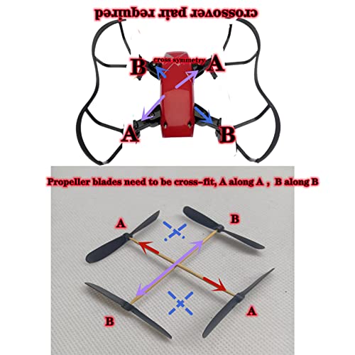 JIANNIU Nylon Propeller Blades for Mini Drones