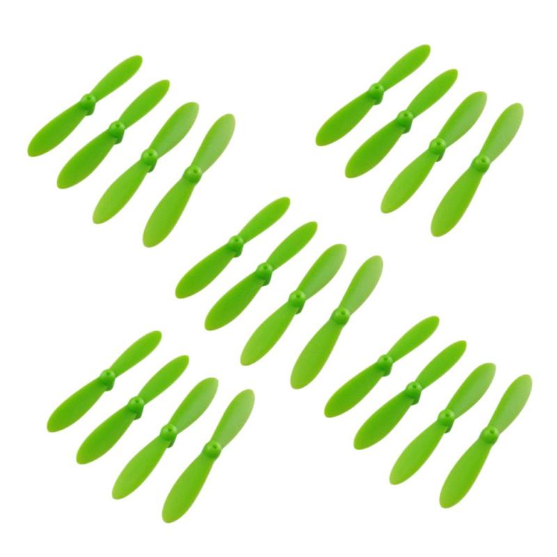 20-Piece Mini Drone Propeller Set - Green