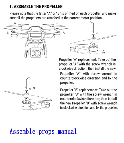 Blomiky F7 Foldable Propellers - Set of 8