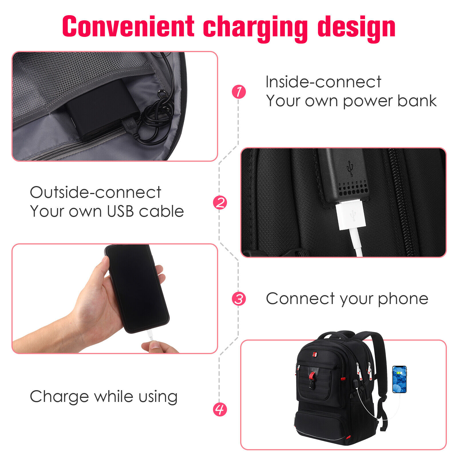 Large Waterproof Laptop Backpack for Drones