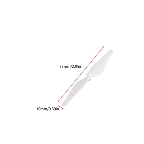 Dilwe 2-Pack Carbon Fiber Propellers for DJI Tello