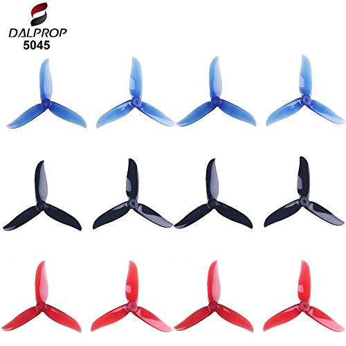 3-Blade Propellers for Racing Drones (12 Pieces)