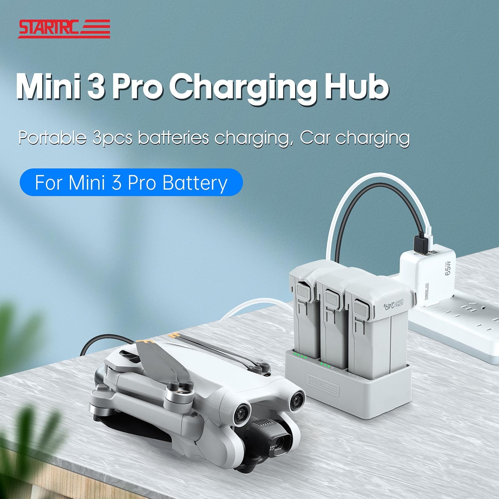 DJI Mini 3 Pro Battery Charging Hub