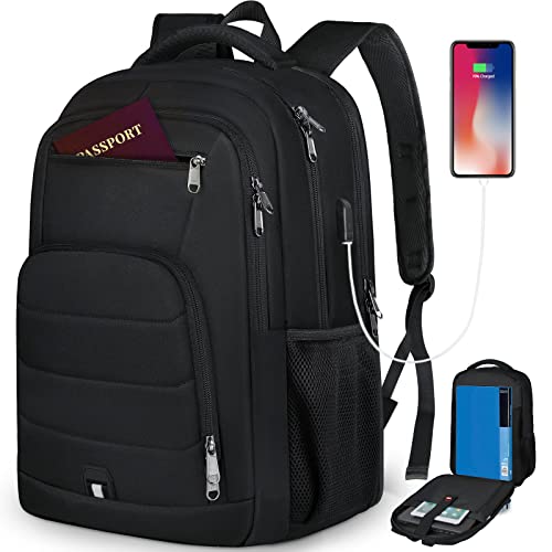 Large Waterproof Laptop Backpack with USB Port