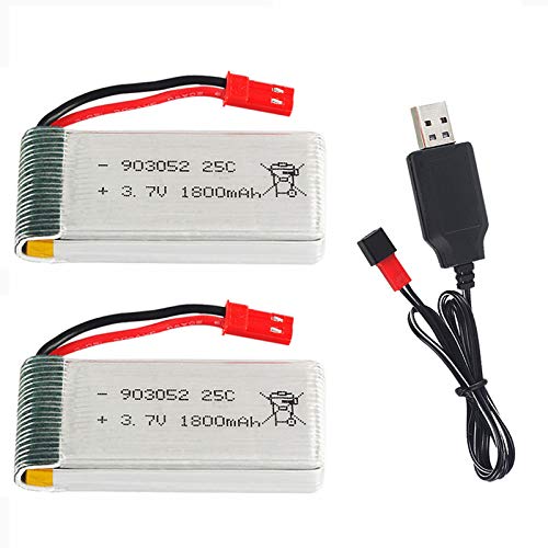 RC Drone Battery Set with USB Charger
