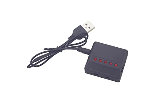 5PCS Batteries and Charger for X4 Series Drones