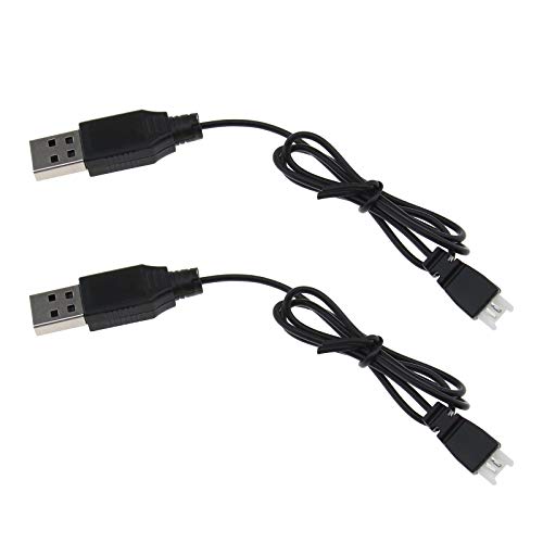 2-Pack USB Charger for Syma Quadcopter Batteries
