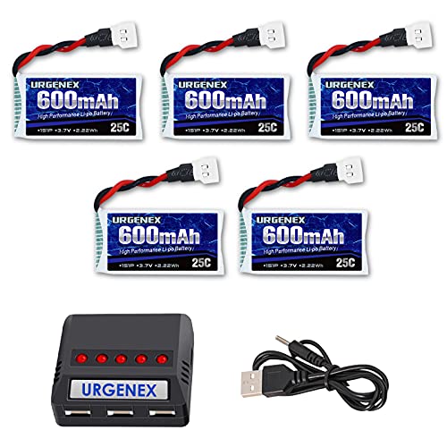 URGENEX Drone Battery Set with Charger