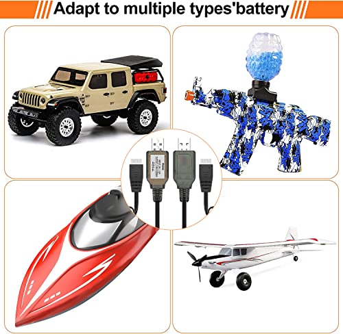 2 USB Charger Cable for LiPo Batteries