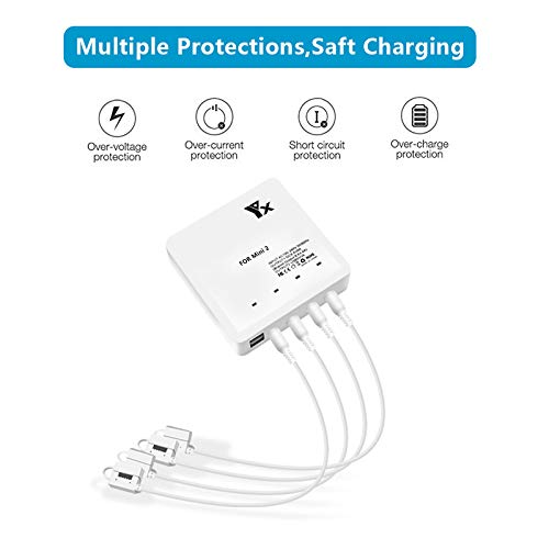 6-in-1 Battery Charger for DJI Mini Drones