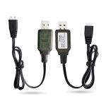 2-Pack Charger Cable for Drones and RC Toys
