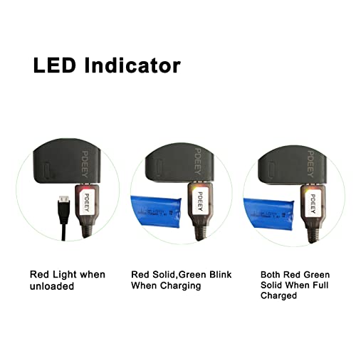 2-Pack Lipo Battery Charger Cable for Drones