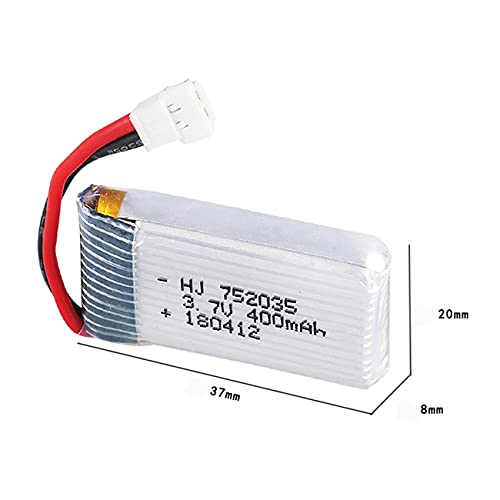 2 Rechargeable 3.7V Lipo Batteries with USB Charger
