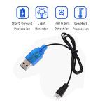 2 Rechargeable 3.7V Lipo Batteries with USB Charger