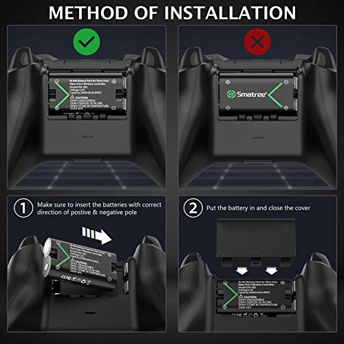 Smatree Rechargeable Battery Pack for Xbox Controllers