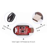 2 Rechargeable 3.7V Lipo Batteries with USB Charger